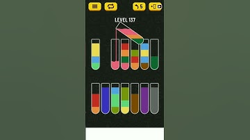 Water Sort Puzzle Level 137 - Step by Step Solution. Solved without using additional vials or undo