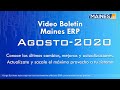 02 Video Boletín Maines ERP, Agosto-2020, Últimos cambios y mejoras
