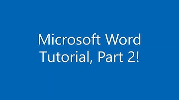 Using Microsoft Word, Part 2: formatting your documents!