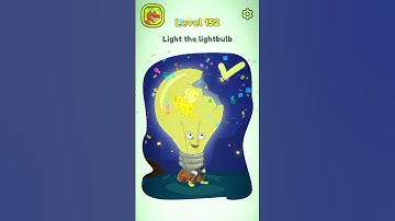 Dop 2 (Delete One Part) Level-152 Light the lightbulb #viralvideo #shortsfeed #shorts