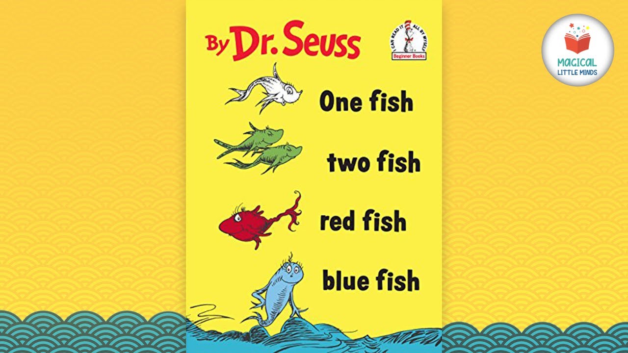 Dr Seuss Beginner Books, One Fish Two Fish Red Fish Blue Fish