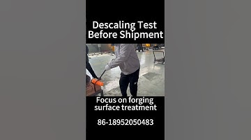 Forging Descaling Machine #machine #technology