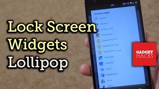 Bring Lock Screen Widgets Back to Lollipop with Xposed [How-To] screenshot 2