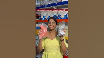 A - Z Baking essentials under one roof #vizag #baking #cake #cream #bakingsupplies #decorationideas