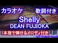 【カラオケガイドあり】Shelly / DEAN FUJIOKA(ドラマ &ldquo;シャーロック&rdquo;主題歌)【歌詞付きフル full 一本指ピアノ楽譜ハモリ付き】ピアノ鍵盤演奏