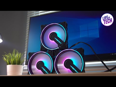 Cool Budget RGB PC Fans: AbkonCore Hurricane Spectrum Sync (HR120) - Overview Cool Budget RGB PC Fans: AbkonCore Hurricane Spectrum Sync (HR120) - Overview