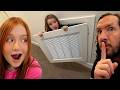 Hidden Vent SECRET ROOM for Niko's 8th Birthday!! Spy Base inside our House & present hide n seek