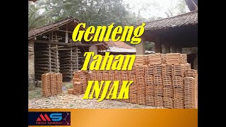 Genteng tahan injak orang dewasa - Tahan ratusan tahun - gak perlu was was pakai genteng sokka