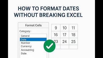 The Easiest Way to Format Dates in Excel