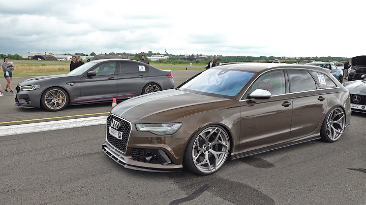 Audi RS6 Avant C7 vs BMW M5 CS