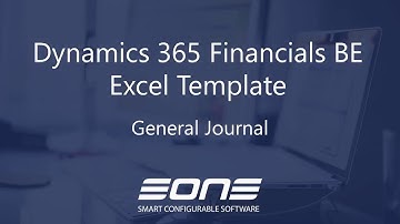 Excel Template: Integration with Dynamics 365 Business Central - General Journal