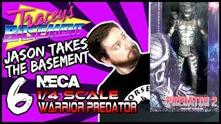 NECA Predator 2 1/4 Scale Warrior Predator Unboxing - JASON TAKES THE BASEMENT!