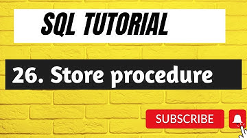 #26 SQL Stored procedure  | Stored Procedure in SQL Server