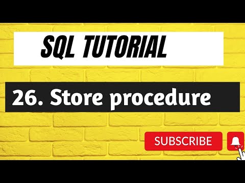 #26 SQL Stored procedure  | Stored Procedure in SQL Server