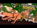 Minecraft School S2 : DINOSAURS TRAP ALL OF THE STUDENTS!