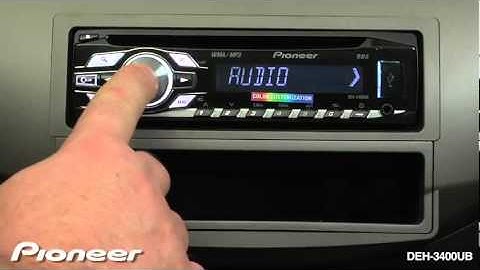 How To Use DEH 3400UB - Loudness Setting