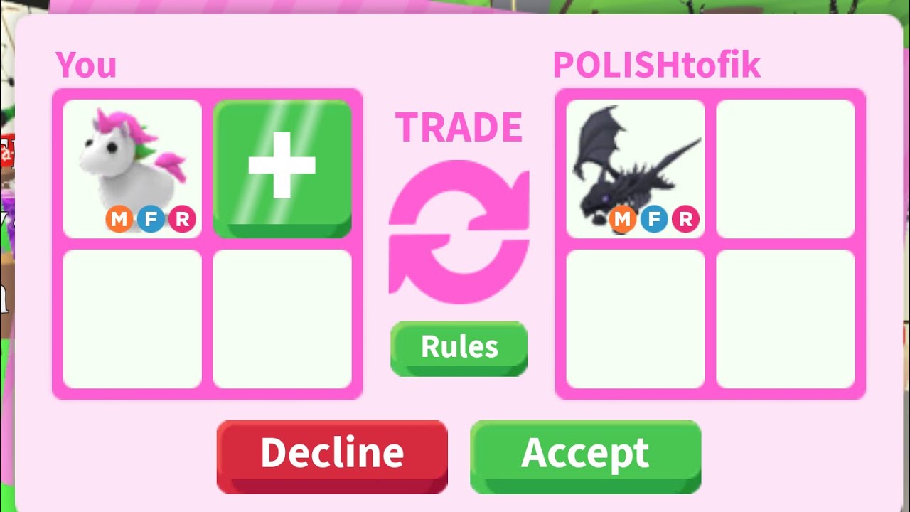 What People Trade For A Mega Unicorn ROBLOX Adopt Me YouTube