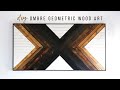 DIY Geometric Wood Wall Art | How To