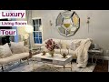 Luxury Living Room Tour & Update // How to set up a Glam and Luxury  Living Room 2021