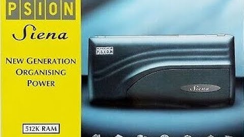 Psion Siena Overview