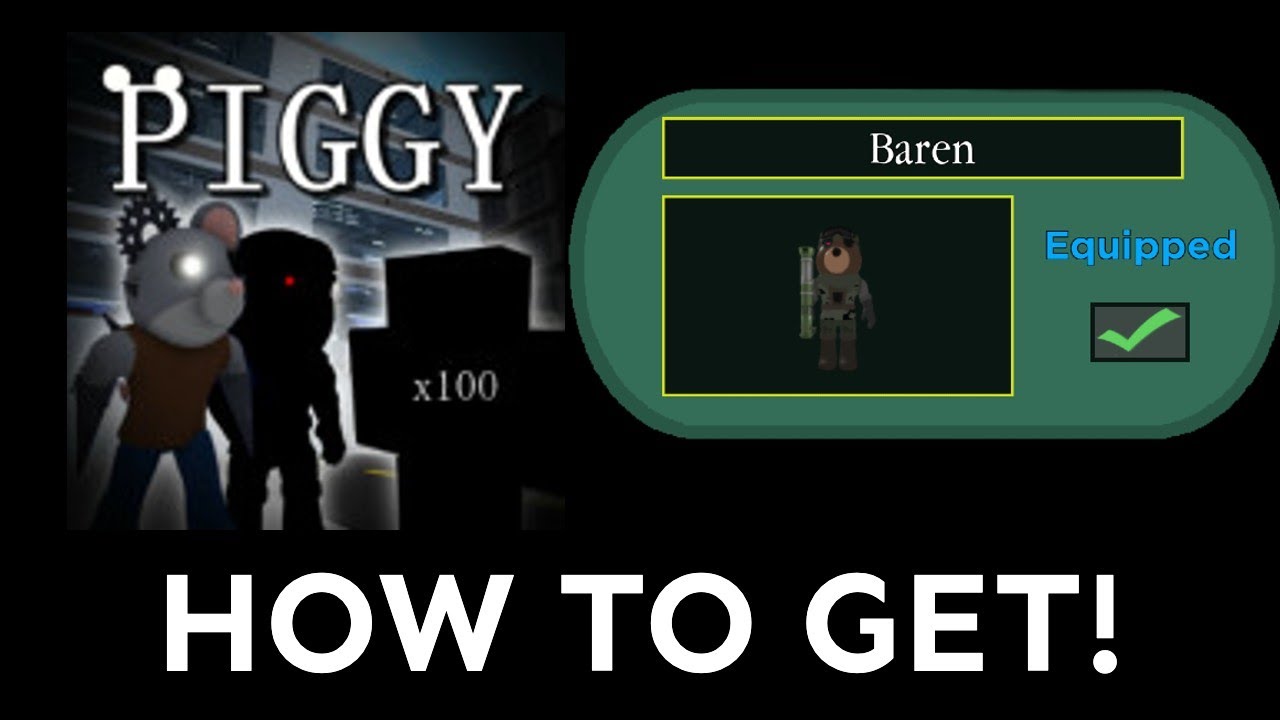 How to get BAREN in PIGGY BOOK 2 BUT IT'S 100 PLAYERS! - Roblox 