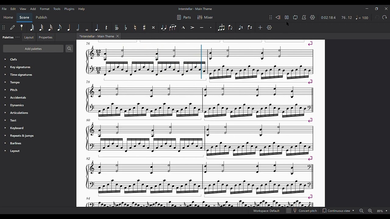 Hans Zimmer - Interstellar  Main Theme (Sheet Music)