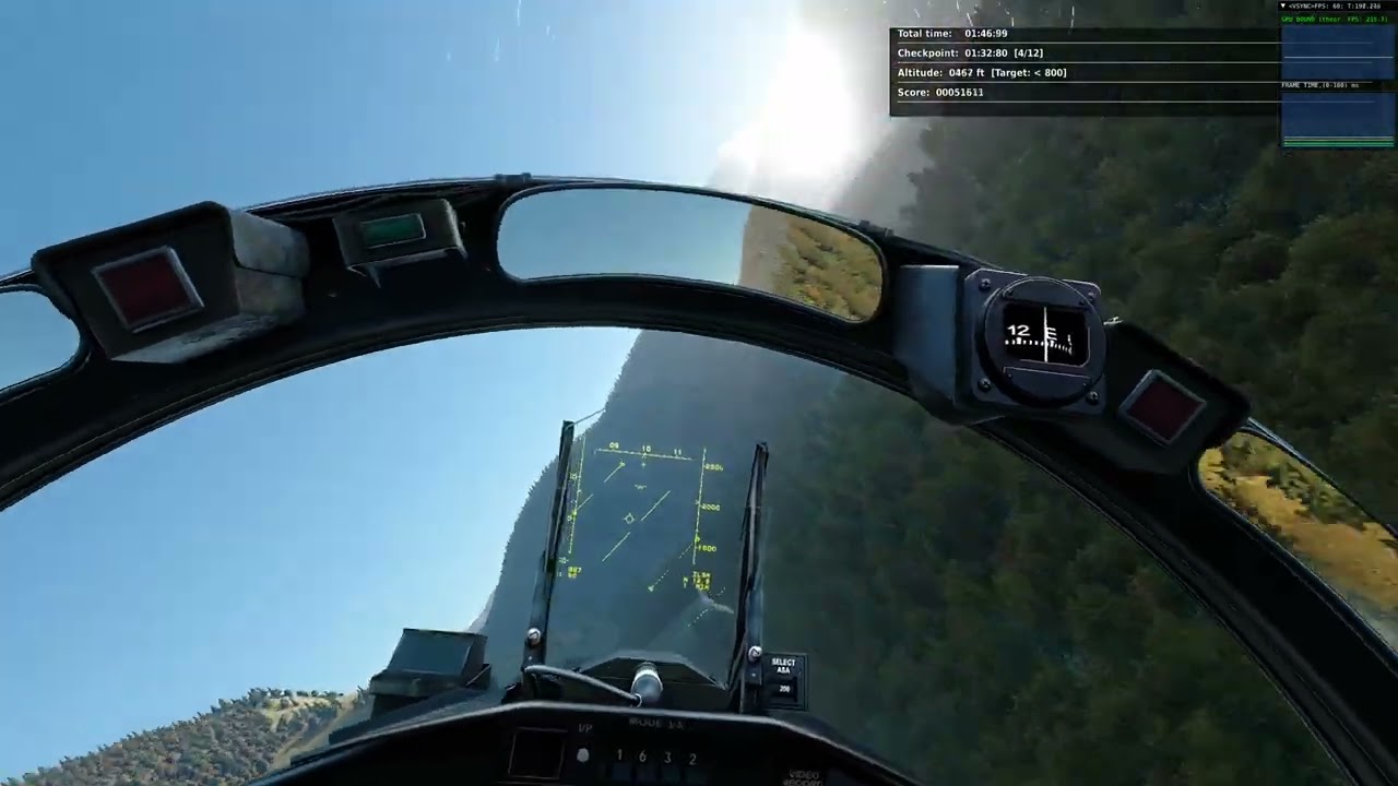 DCS Caucasus Mach Loop Redux WIP F-15C run