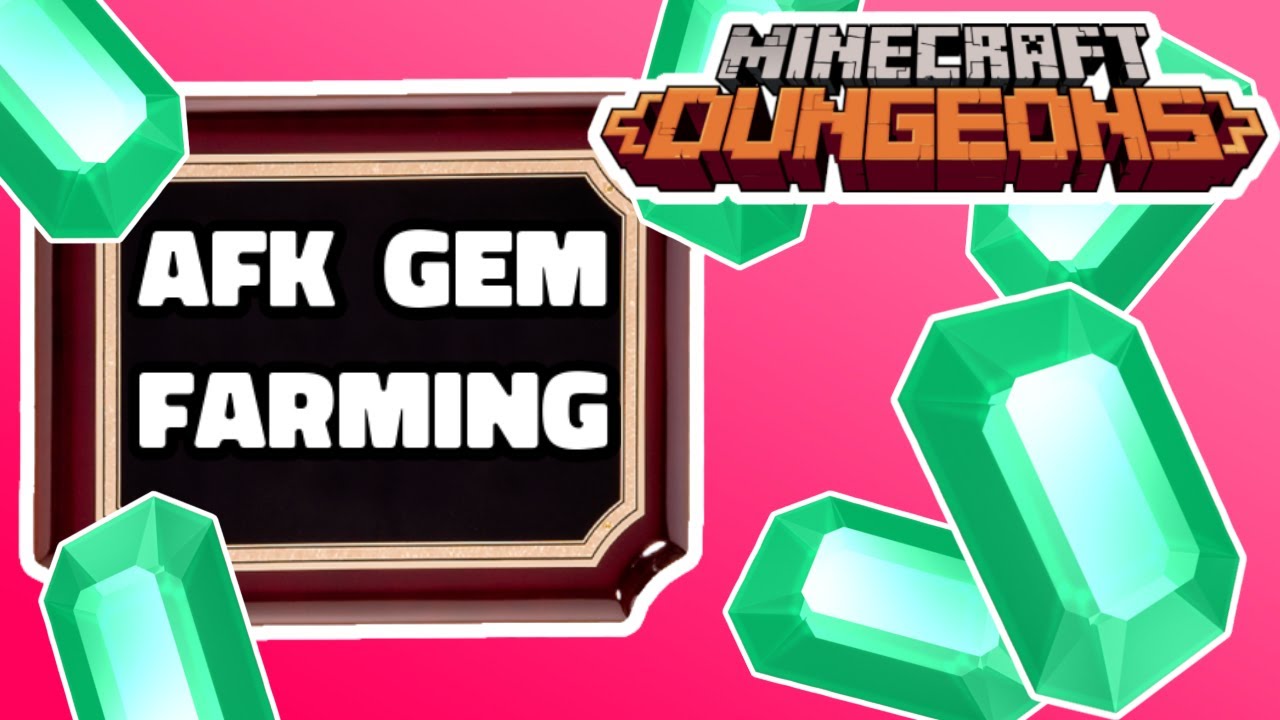 MINECRAFT DUNGEONS - AFK UNLIMITED EMERALD FARM (100,000,000!)