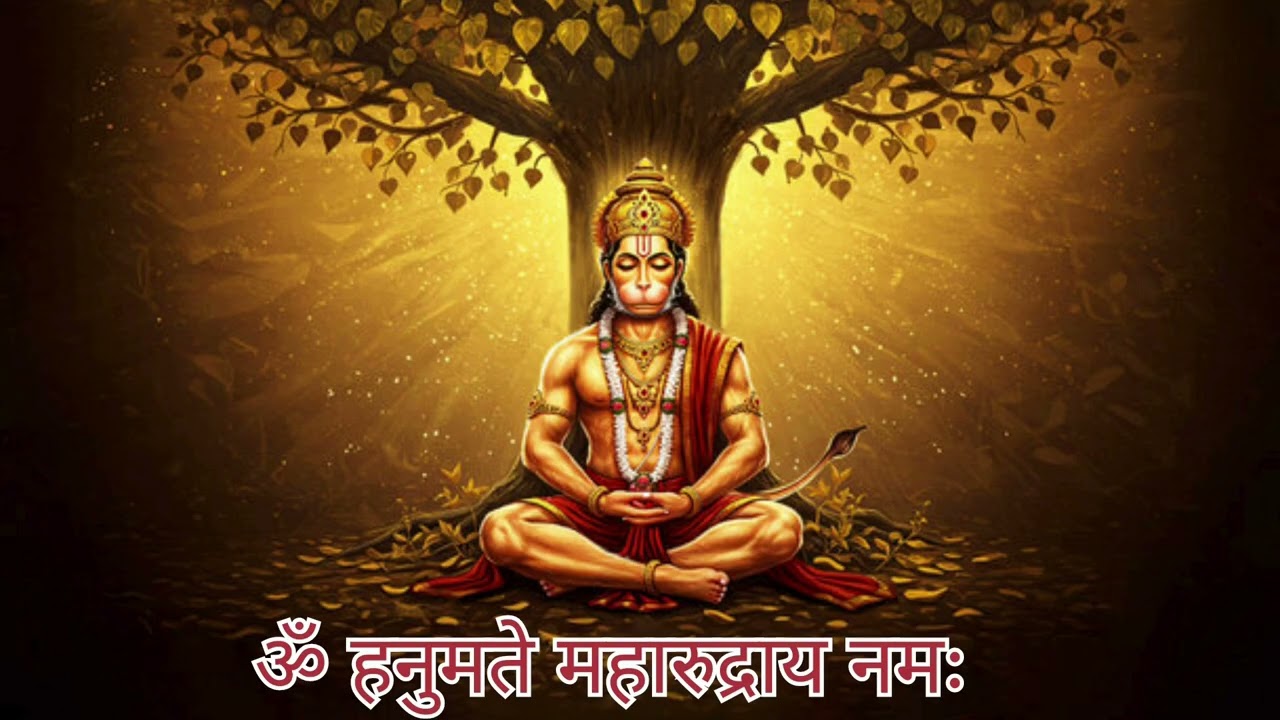ॐ हनुमते महारुद्राय नमः | 108 Times Powerful Hanuman Mantra | Fear Removal | Strength & Protection