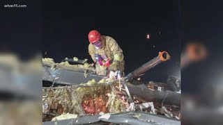 Louisville's first responders aid in search and recovery efforts following deadly Kentucky tornadoes