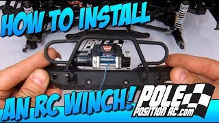 How to Install the RC4WD Warn 9.5cti Winch on a Scaler Truck