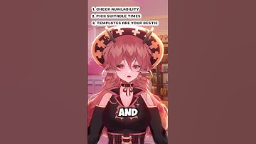 Stream schedule tutorial for VTUBERS ！