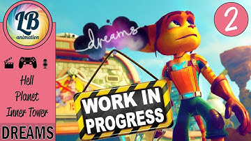 LIVE - Creating a Sci-Fi Action Adventure Game! - Designing Hell Planet Tower - Dreams PS4 Gameplay