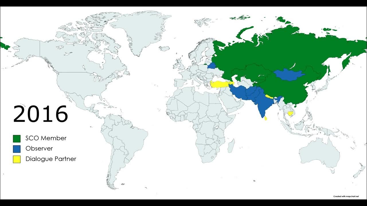 Shanghai Cooperation Organization Membership Timeline 20012024 YouTube