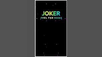 New Joker 🃏Full Screen Template For Avee Player Or Kinemastar App 2020 !! Template Link In👇