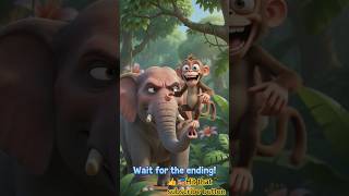 🐒He Really Thought He Could Win! 💀 #FunnyCartoons #WaitForIt #usa #JungleVibes #Shorts #USATrending