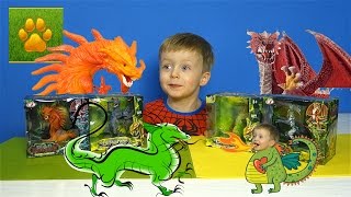 ДРАКОНЫ СТИХИЙ Игрушки Распаковка Обзор Игрушки ДР...