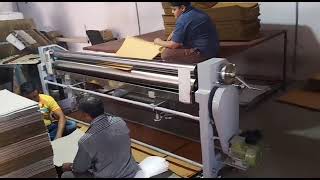 corrugated paper sheet pasting machine m. no 9815663813,9872224952