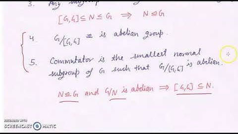 Group Theory Lecture 9 E || Factor Group and Commutator Subgroup