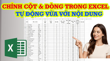 Cách Chỉnh Cột Dòng Excel Vừa Nội Dung – Siêu Đơn Giản