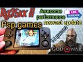 Rg35xx h new update stock firmware i awesome psp performance i  retro budget handheld