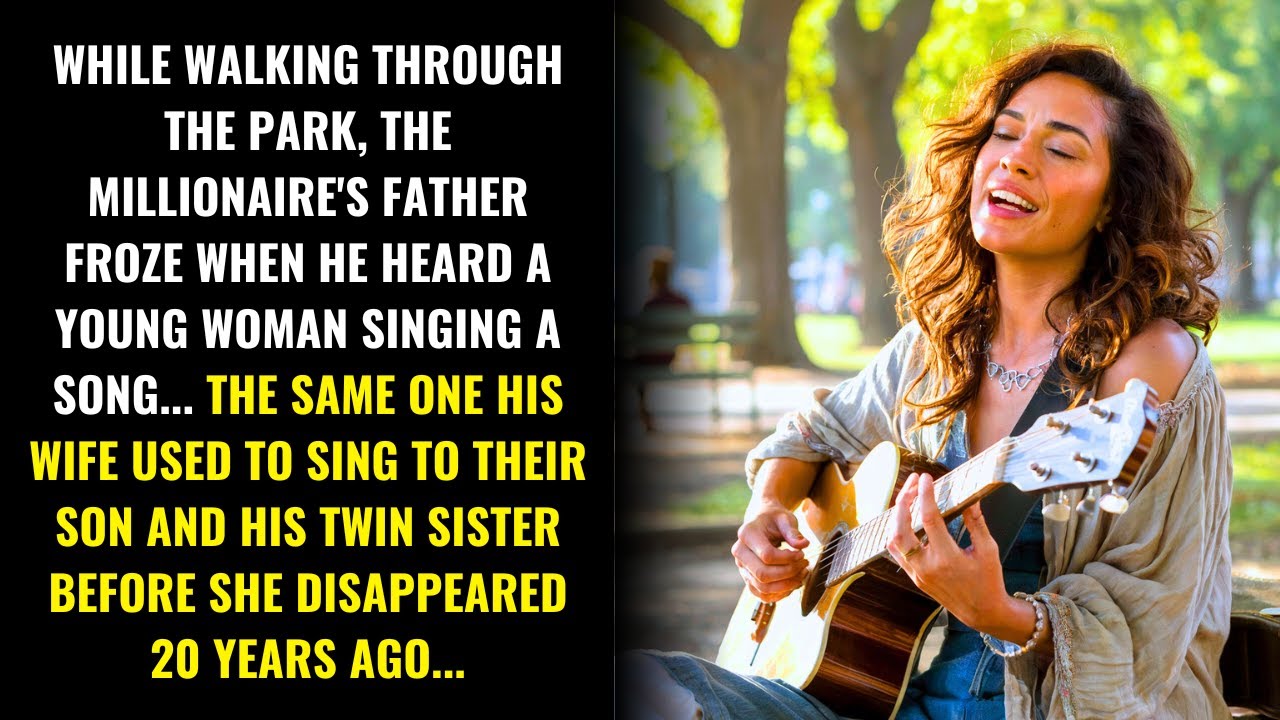 THE MILLIONAIRE’S FATHER FROZE WHEN A YOUNG WOMAN SANG THE SONG HIS MISSING WIFE USED TO SING...