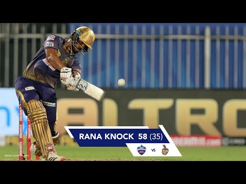 Nitish Rana Knock | DCvKKR