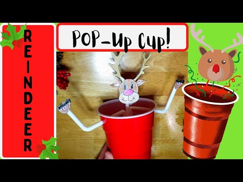 Reindeer Pop-Up Cup! 🦌 