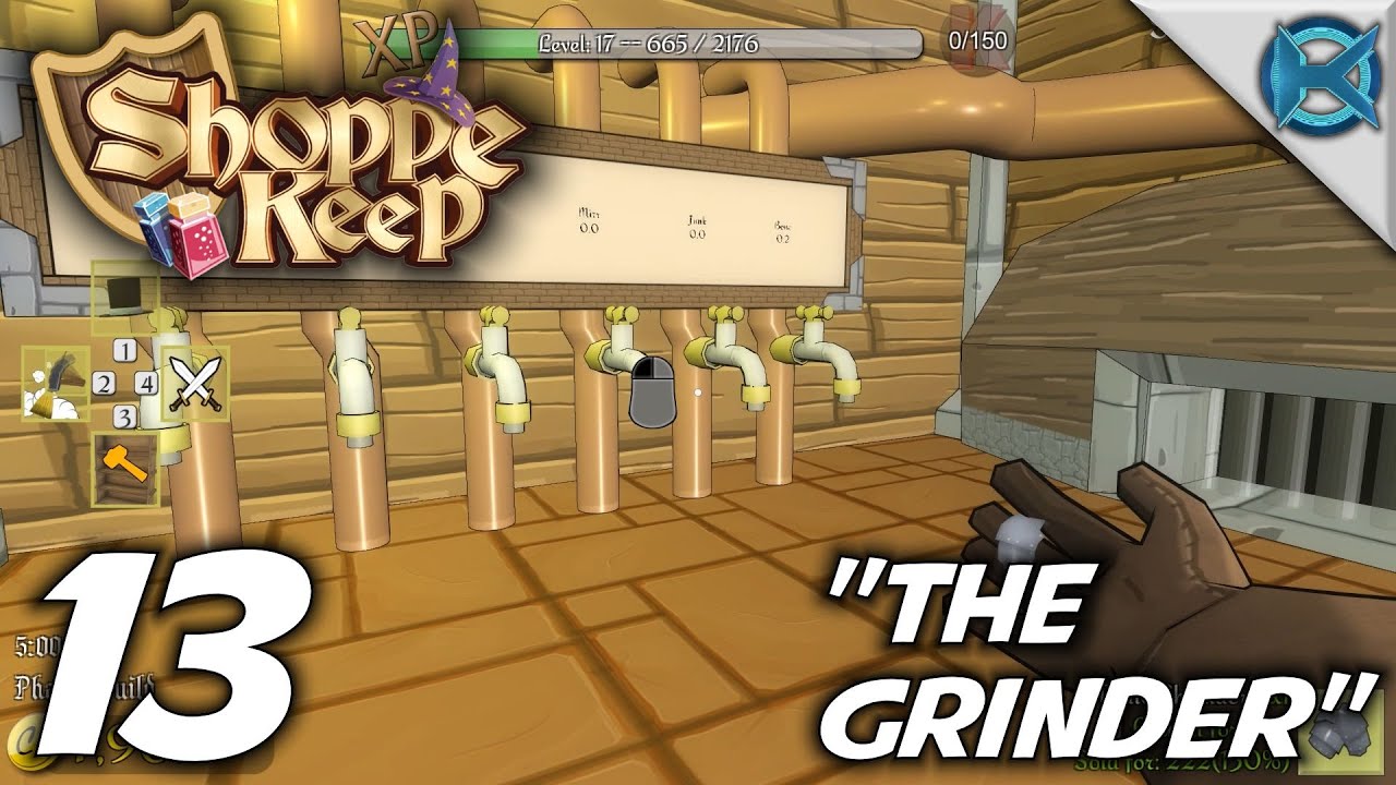 Shoppe Keep Ep. 13 "The Grinder" Shoppe Keep Gameplay Let's Play