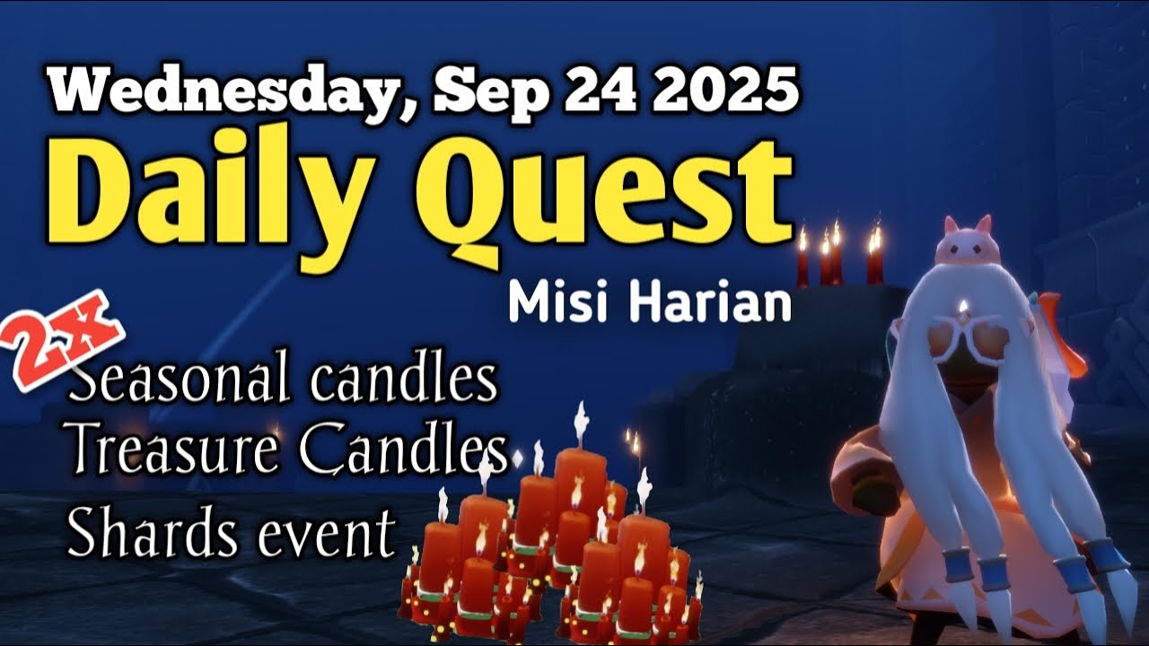 Sky Daily Quest today - Vault of Knowledge 24 sep 2025 | Sky Children of the Light | Sandwichies Ch