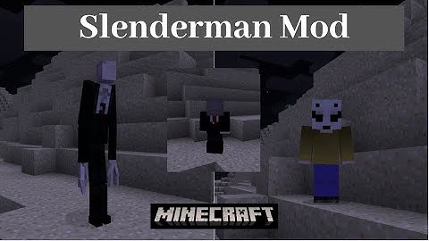 Minecraft Slenderman Mod - Slenderman and Masky?!