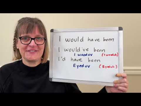 How Native Speakers Pronounce I Would Have Been In Fluent Speech