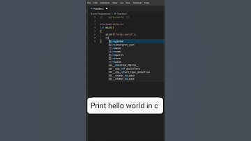 Hello World in C % #shorts #CProgramming #HelloWorld