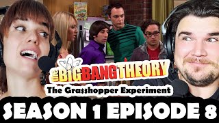 FIRST TIME WATCHING Big Bang Theory Season 1 Episode 8 ''The Grasshopper Experiment''